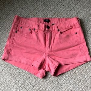 Jean jcrew coral shorts